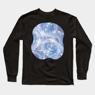 Winter Storm Texture Long Sleeve T-Shirt